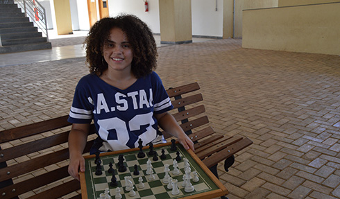 Lara Rebecca vencedora no xadrez da etapa  intermunicipal 